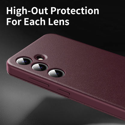 Fodral för Samsung Galaxy A56 A566, Techsuit, SmartView, Röd