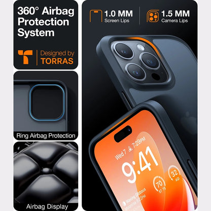 Skyddsfodral för Samsung Galaxy A56 A566, Torras, Guardian, Svart