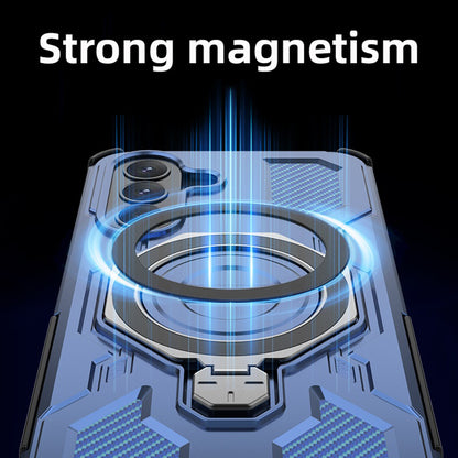 Skyddsfodral för Samsung Galaxy A57 5G, Techsuit, Carbon Shield Pro, Blå