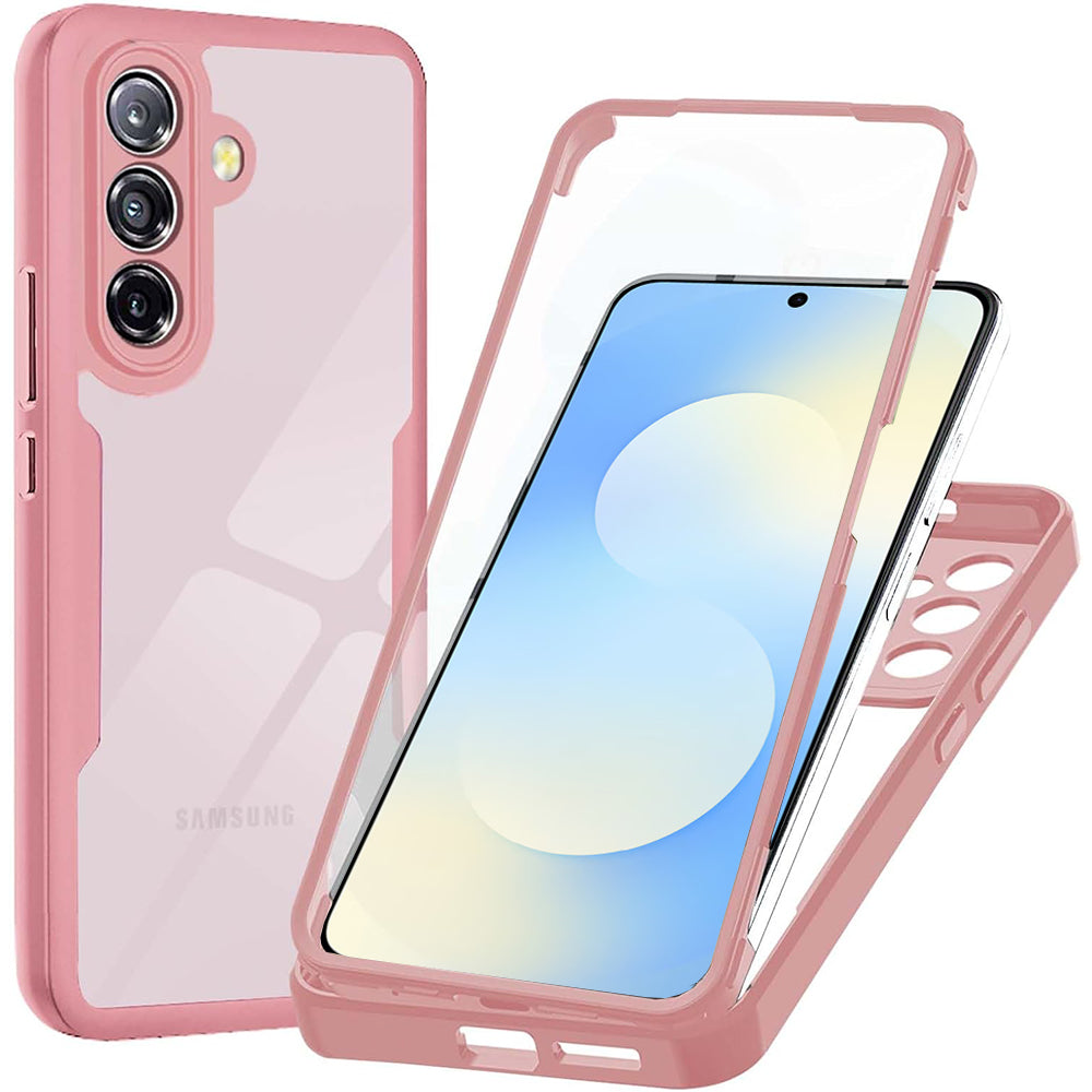 Fodral för Samsung Galaxy A57 5G, Techsuit, ColorVerse 360, Rosa