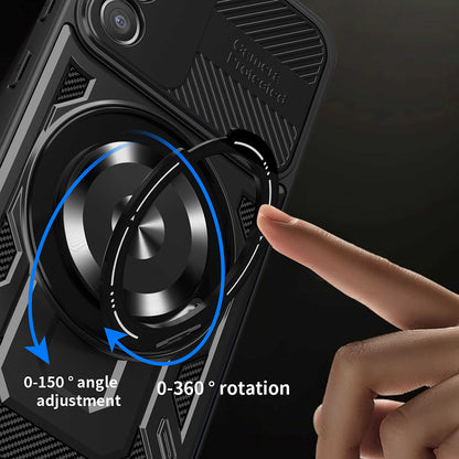 Fodral för Samsung Galaxy A57 5G, Techsuit, RuggedCam, Svart