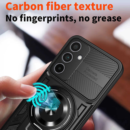 Fodral för Samsung Galaxy A57 5G, Techsuit, RuggedCam, Svart