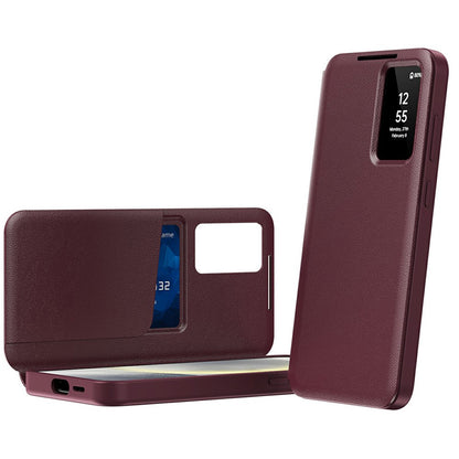 Fodral för Samsung Galaxy A57 5G, Techsuit, SmartView, Röd