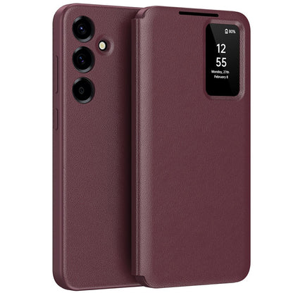 Fodral för Samsung Galaxy A57 5G, Techsuit, SmartView, Röd