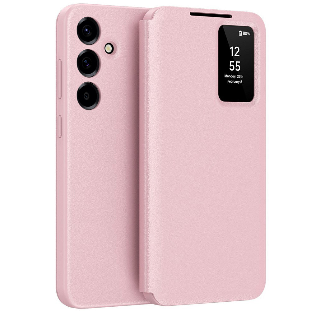 Fodral för Samsung Galaxy A57 5G, Techsuit, SmartView, Rosa