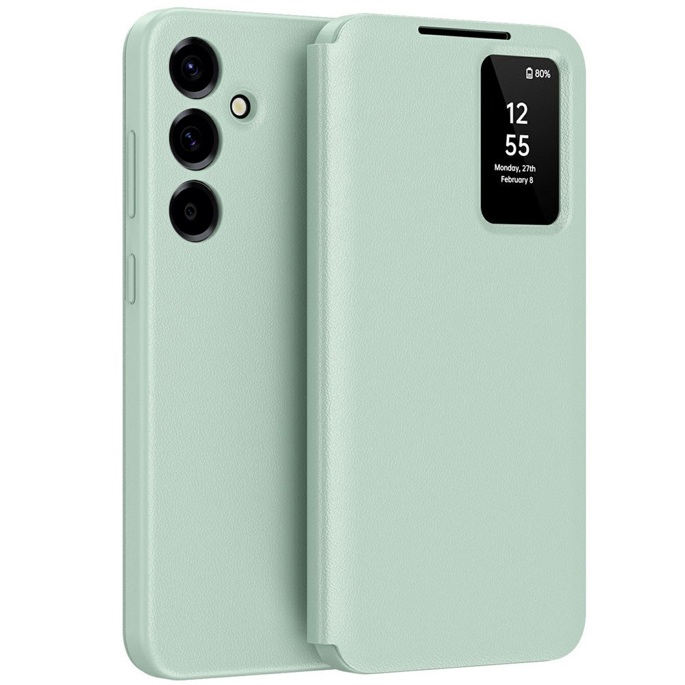 Fodral för Samsung Galaxy A57 5G, Techsuit, SmartView, Grön