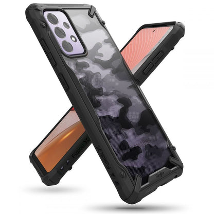 Skyddsfodral för Samsung Galaxy A72 A725 / A72 5G A726, Ringke, Fusion X Design, Kamouflage