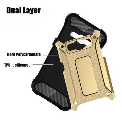 Fodral för Samsung Galaxy J5 J500, Techsuit, Hybrid Armor, Svart