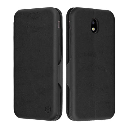 Fodral för Samsung Galaxy J7 (2017) J730, Techsuit, Safe Wallet Plus, Svart