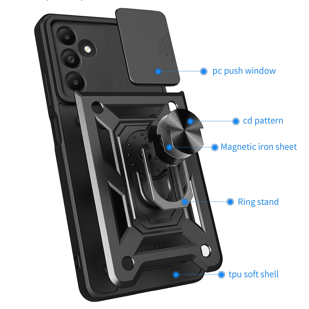 Fodral för Samsung Galaxy M15, Techsuit, CamShield, Rosa