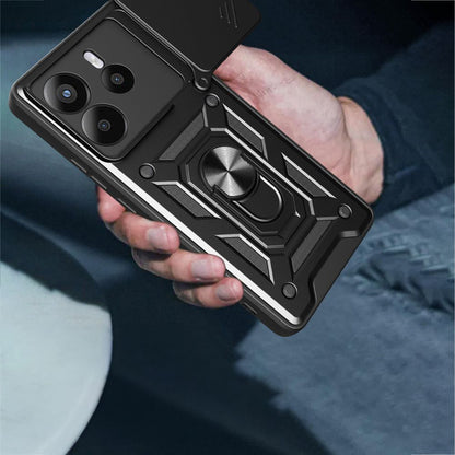 Fodral för Samsung Galaxy M56 M566, Techsuit, CamShield, Svart