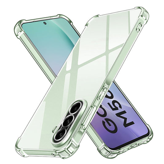 Fodral för Samsung Galaxy M56 M566, Techsuit, Stötsäker Klar, Transparent