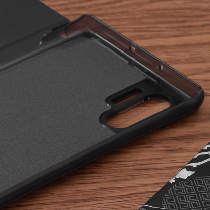 Fodral för Samsung Galaxy Note 10+ 5G N976 / Note 10+ N975, Techsuit, eFold, Svart