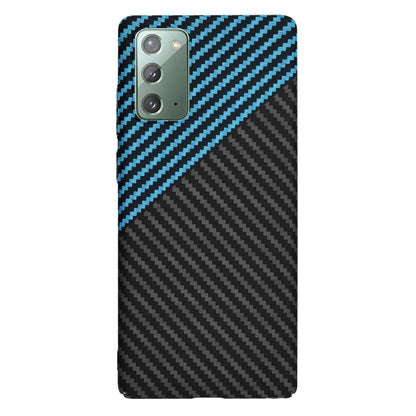 Fodral för Samsung Galaxy Note 20 5G N981 / Note 20 N980, Techsuit, Carbonite FiberShell, Svart Bleu