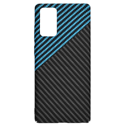 Fodral för Samsung Galaxy Note 20 5G N981 / Note 20 N980, Techsuit, Carbonite FiberShell, Svart Bleu