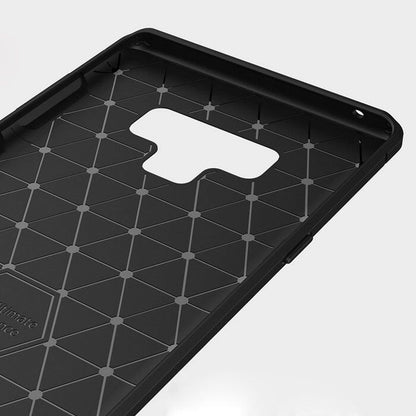 Fodral för Samsung Galaxy Note 9 N960, Techsuit, Kolfiber, Svart