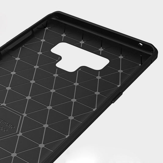 Fodral för Samsung Galaxy Note 9 N960, Techsuit, Kolfiber, Svart