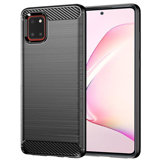 Fodral för Samsung Galaxy Note10 Lite N770, Techsuit, Kol, Svart