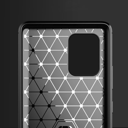 Fodral för Samsung Galaxy S10 Lite G770, Techsuit, Kolfiber, Svart