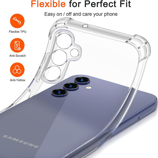 Fodral för Samsung Galaxy S10 Lite G770, Techsuit, Stötsäker Klar, Transparent