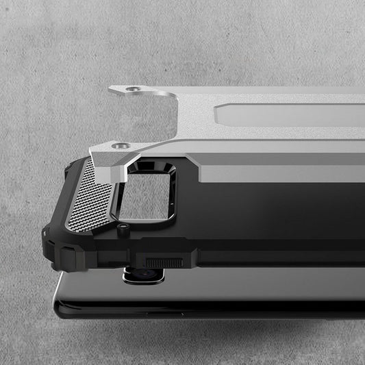 Fodral för Samsung Galaxy S10+ G975, Techsuit, Hybrid Armor, Svart