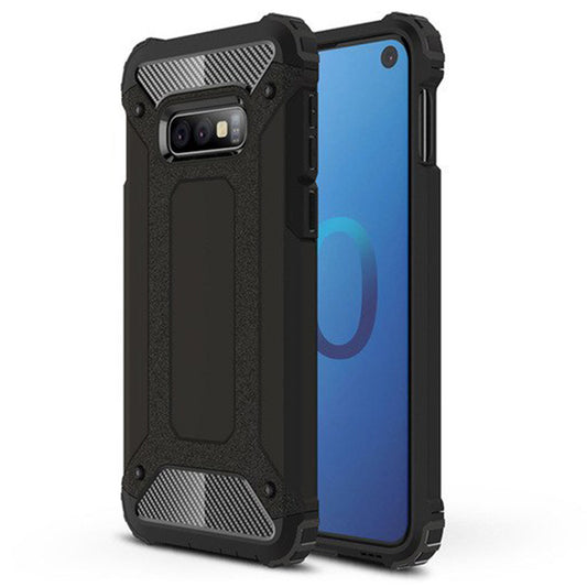 Fodral för Samsung Galaxy S10e G970, Techsuit, Hybrid Armor, Svart