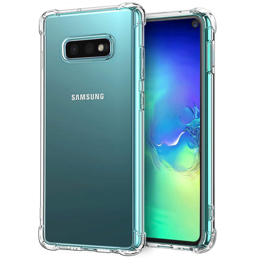 Fodral för Samsung Galaxy S10e G970, Techsuit, Stötsäker Klar, Transparent