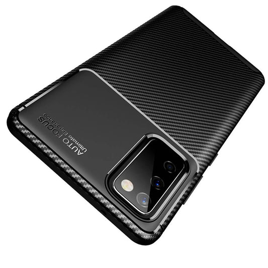 Fodral för Samsung Galaxy S20 FE 2022 G781 / S20 FE 5G G781 / S20 FE G780, Techsuit, CarbonFiber, Svart