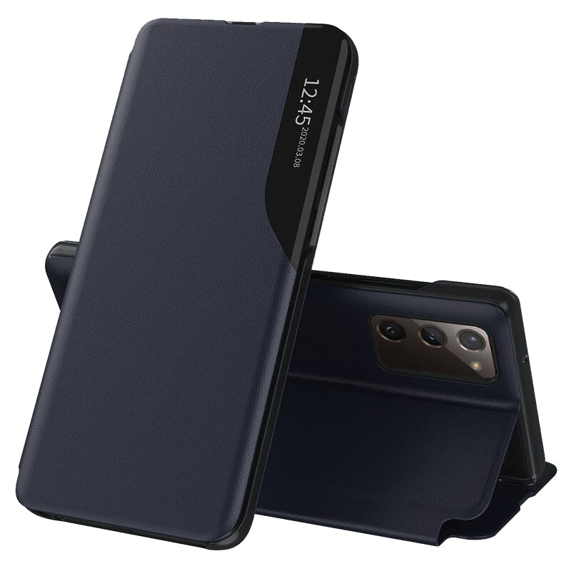 Fodral för Samsung Galaxy S20 FE 2022 G781 / S20 FE 5G G781 / S20 FE G780, Techsuit, eFold, Mörkblå