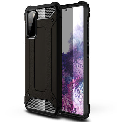 Fodral för Samsung Galaxy S20 FE 2022 G781 / S20 FE 5G G781 / S20 FE G780, Techsuit, Hybrid Armor, Svart