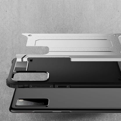 Fodral för Samsung Galaxy S20 FE 2022 G781 / S20 FE 5G G781 / S20 FE G780, Techsuit, Hybrid Armor, Svart