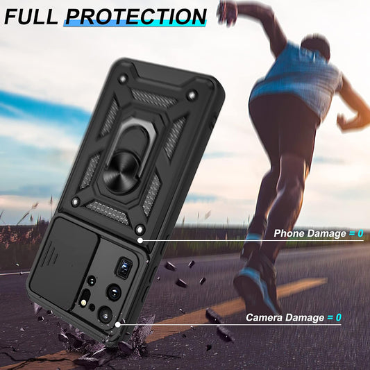 Fodral för Samsung Galaxy S20 Ultra 5G G988 / S20 Ultra G988, Techsuit, CamShield, Svart