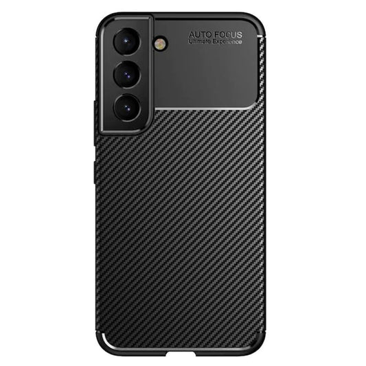 Fodral för Samsung Galaxy S21 FE 5G G990, Techsuit, Kolfiber, Svart