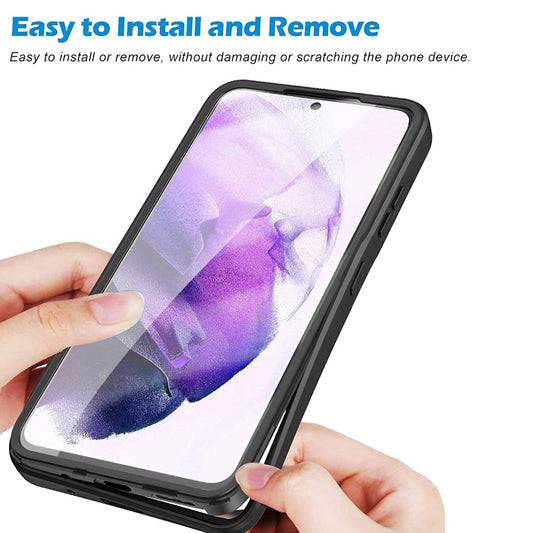 Case for Samsung Galaxy S21 FE 5G G990, Techsuit, ColorVerse 360, Black