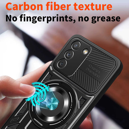 Fodral för Samsung Galaxy S21 FE 5G G990, Techsuit, RuggedCam, Lila