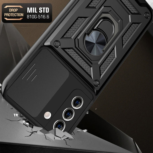 Fodral för Samsung Galaxy S21+ 5G G996, Techsuit, CamShield, Svart