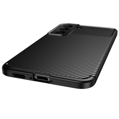Fodral för Samsung Galaxy S22 5G S901, Techsuit, CarbonFiber, Svart
