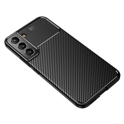 Fodral för Samsung Galaxy S22 5G S901, Techsuit, CarbonFiber, Svart