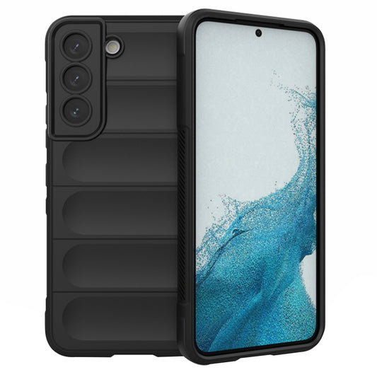 Fodral för Samsung Galaxy S22 5G S901, Techsuit, Magic Shield, Svart