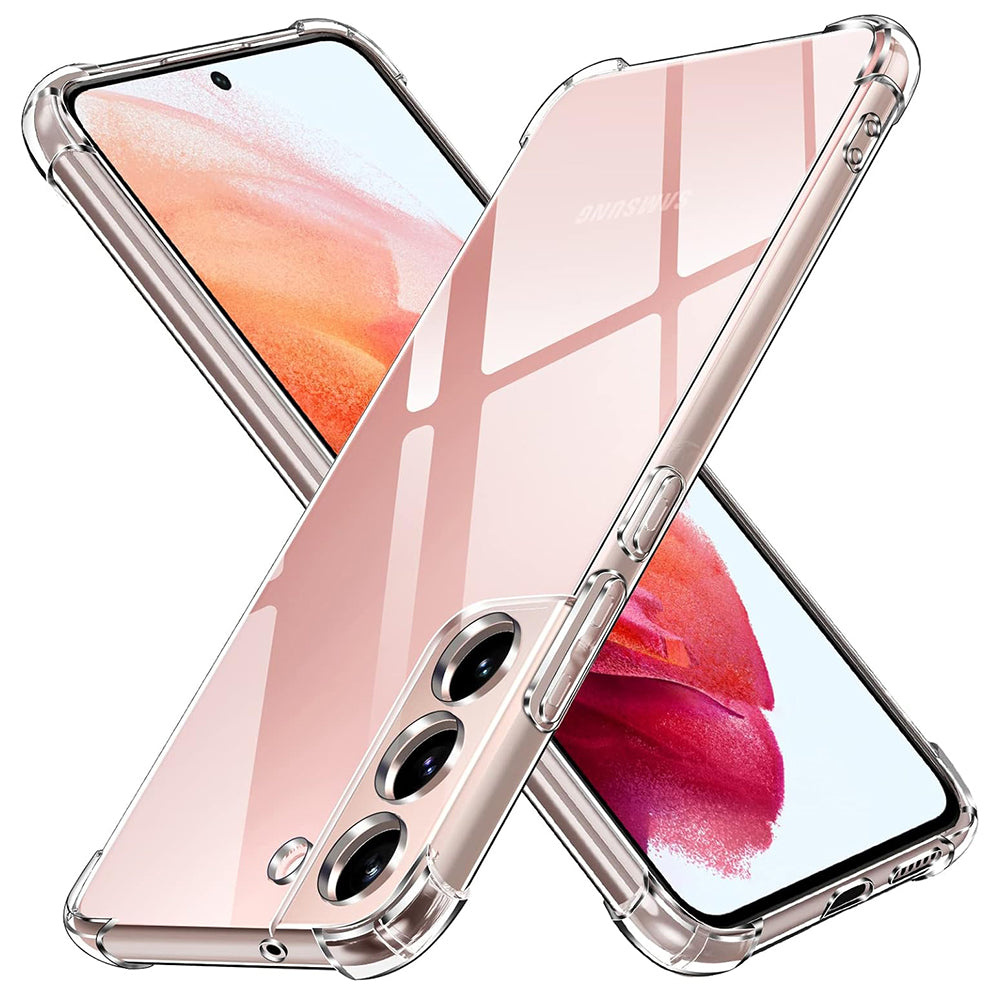 Fodral för Samsung Galaxy S22 5G S901, Techsuit, Stötsäker Klar, Transparent