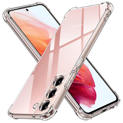 Fodral för Samsung Galaxy S22 5G S901, Techsuit, Stötsäker Klar, Transparent
