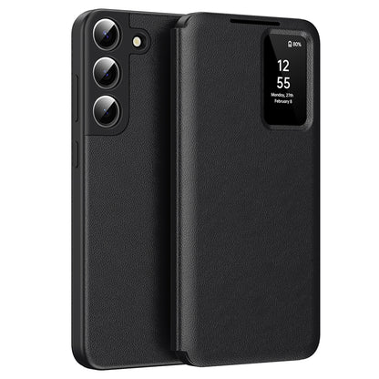 Fodral för Samsung Galaxy S22+ 5G S906, Techsuit, SmartView, Svart