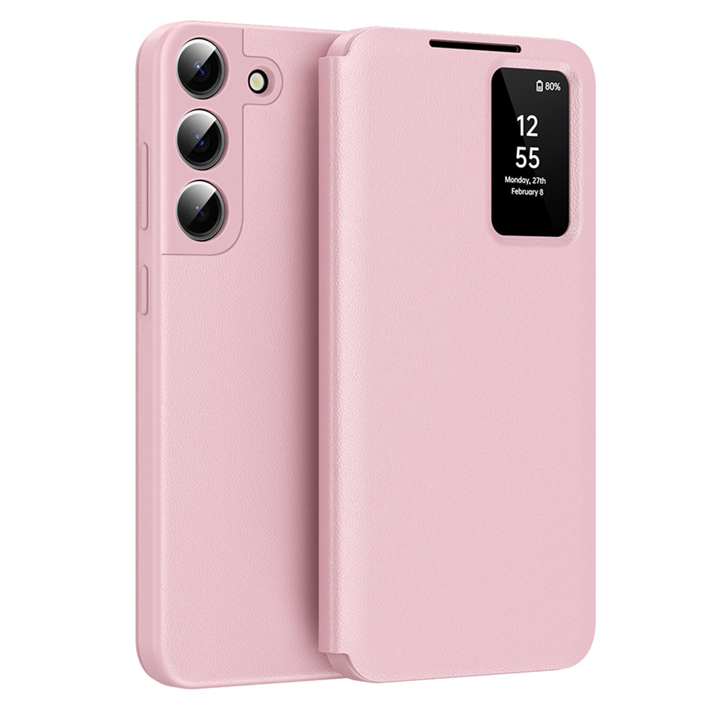 Fodral för Samsung Galaxy S22+ 5G S906, Techsuit, SmartView, Rosa