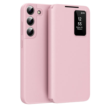 Fodral för Samsung Galaxy S22+ 5G S906, Techsuit, SmartView, Rosa