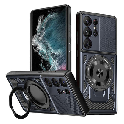 Fodral för Samsung Galaxy S22 Ultra 5G S908, Techsuit, RuggedCam, Blå