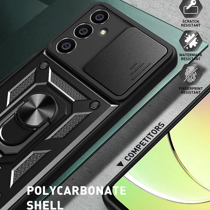 Fodral för Samsung Galaxy S23 FE S711, Techsuit, CamShield, Svart