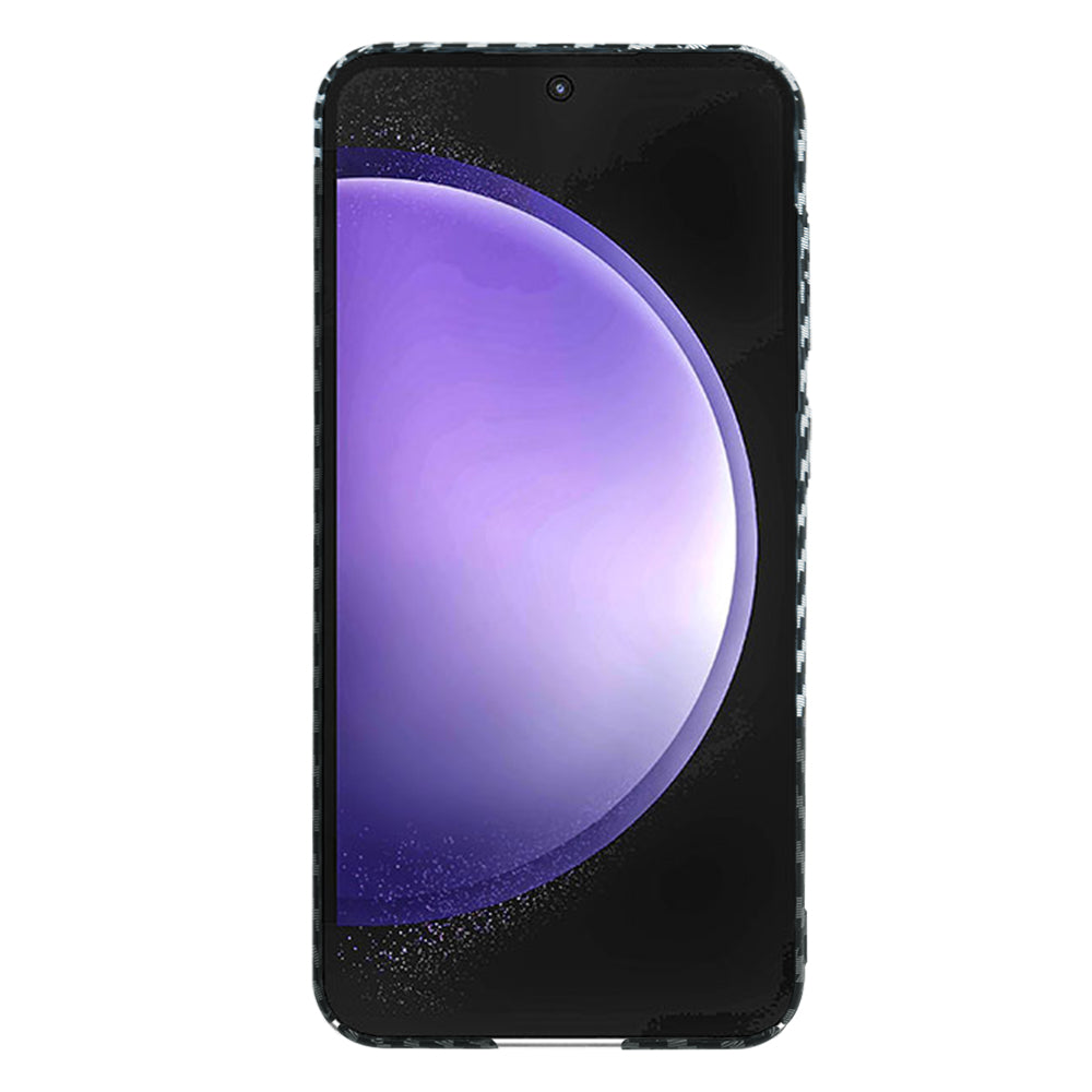 Fodral för Samsung Galaxy S23 FE S711, Techsuit, Carbonite FiberShell, Svart Grå