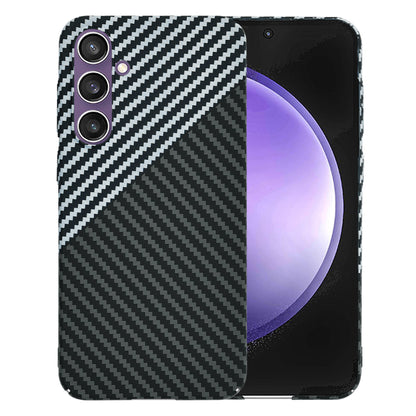 Fodral för Samsung Galaxy S23 FE S711, Techsuit, Carbonite FiberShell, Svart Grå
