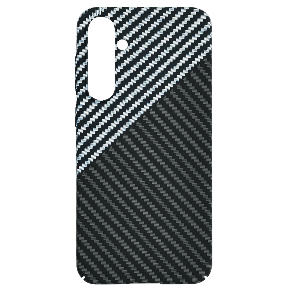 Fodral för Samsung Galaxy S23 FE S711, Techsuit, Carbonite FiberShell, Svart Grå