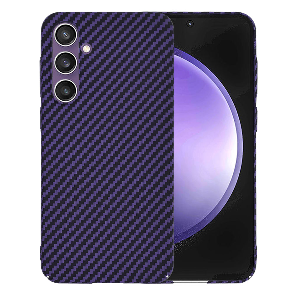 Fodral för Samsung Galaxy S23 FE S711, Techsuit, Carbonite FiberShell, Lila